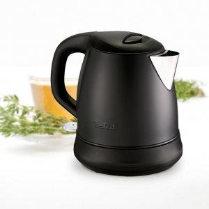 KI2718 Subito Select Электрический беспроводной чайник из нержавеющей стали (1,0 л) 2400 Вт Черный Tefal