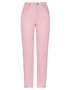 Джинсовые брюки JUCCA. Цвет: розовый