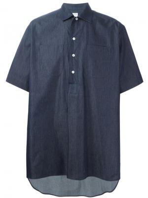Джинсовая рубашка Whitby E. Tautz. Цвет: синий
