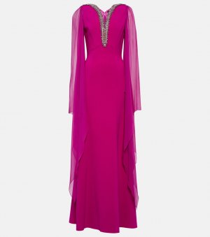 Украшенное платье из крепа JENNY PACKHAM, розовый Packham