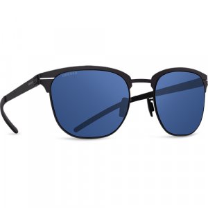 Солнцезащитные очки Gresso, круглые, с защитой от УФ, для мужчин, черный GRESSO. Цвет: синий