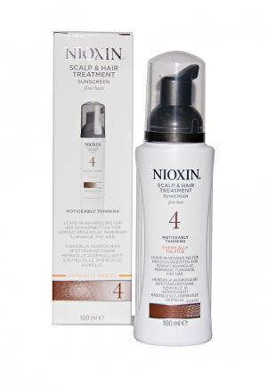 Питательная маска Система 4 Nioxin для редеющих тонких химически обработанных волос 100 мл. Цвет: белый