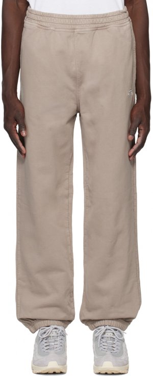 Серо-коричневые спортивные штаны с эффектом перекрашения Stüssy Stussy