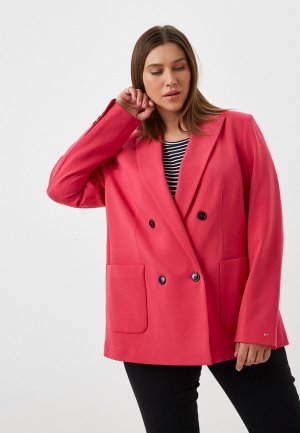 Пиджак Tommy Hilfiger. Цвет: розовый