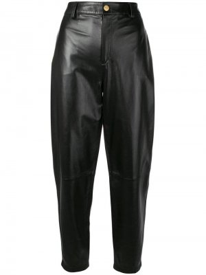 Укороченные брюки с завышенной талией Essentiel Antwerp. Цвет: черный