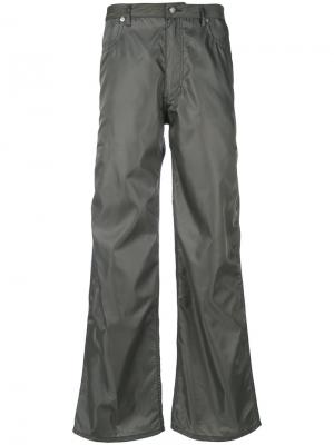 Широкие джинсы Eckhaus Latta. Цвет: серый