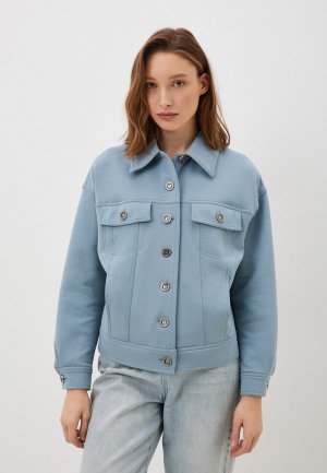Куртка LO. Цвет: голубой