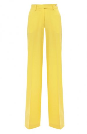Шерстяные брюки Kiton. Цвет: жёлтый