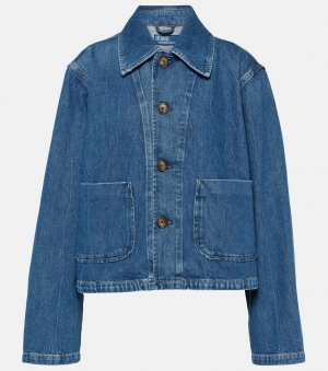 Укороченная джинсовая куртка , синий Polo Ralph Lauren