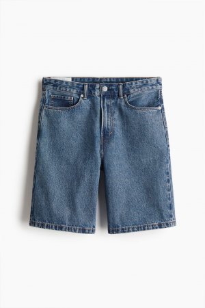 Свободные джинсовые шорты H&M