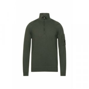 Толстовка  Quarter Zip Lens Green Sweatshirt, размер 56, зеленый C.P. Company. Цвет: зеленый