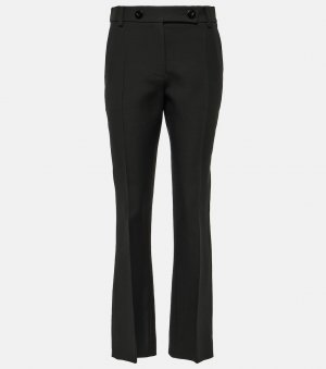 Узкие брюки средней посадки crêpe couture , черный Valentino