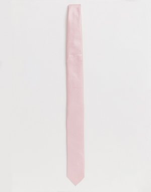 Светло-розовый галстук New Look. Цвет: розовый