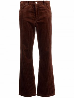 Расклешенные вельветовые брюки Roseanna. Цвет: коричневый