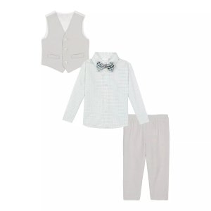 Комплект из жилета, рубашки, галстука и брюк для мальчиков малышей Van Heusen