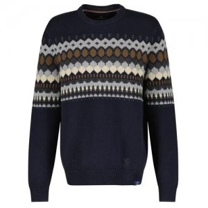 Пуловер для мужчин, Lerros, модель: 22N5052, цвет: темно-синий, размер: S LERROS. Цвет: синий