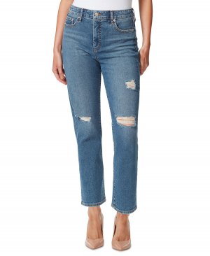 Женские джинсы прямого кроя с необработанным краем Spotlight Jessica Simpson