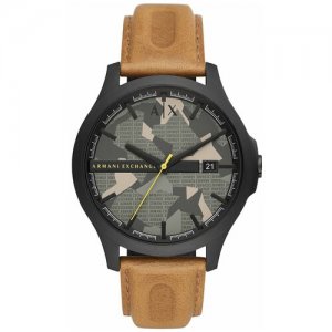 Наручные часы Hampton AX2412, коричневый, черный Armani Exchange. Цвет: коричневый/черный