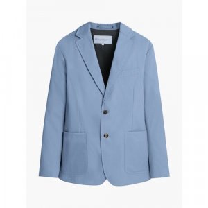 Пиджак , размер 46, голубой Private White V.C.. Цвет: голубой