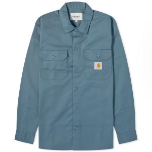 Рубашка Master, серо-голубой Carhartt WIP