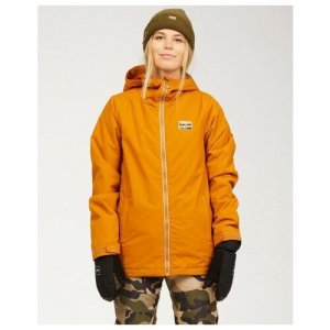 Женская Сноубордическая Куртка Sula, Цвет оранжевый, Размер L BILLABONG. Цвет: оранжевый