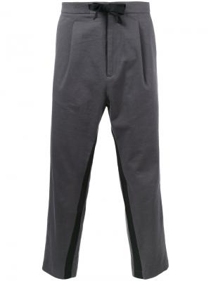 Cropped trousers Var/City. Цвет: серый