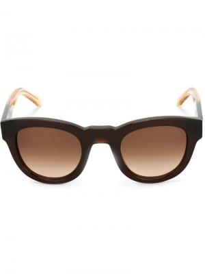 Солнцезащитные очки Type 04 Sun Buddies. Цвет: коричневый