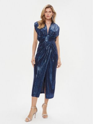 Коктейльное платье стандартного кроя , синий Rinascimento