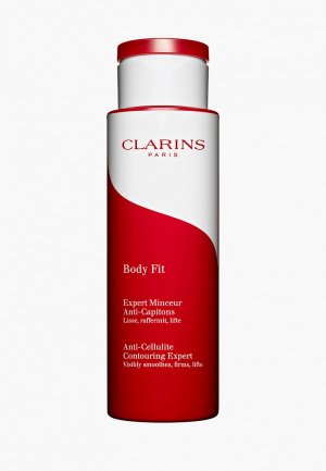 Крем для тела Clarins с эффектом лифтинга Body Fit, 200 мл. Цвет: белый