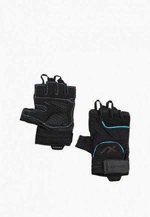 Перчатки для фитнеса Athlex. Цвет: черный