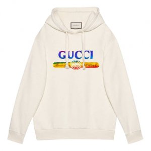 Толстовка (WMNS) Sweatshirt With Sequin Logo 'Off White', белый Gucci