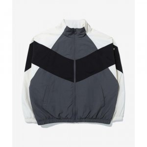 FILA [Эксклюзив онлайн] Легкая утепленная куртка с V-образным сочетанием цветов FE2JKE5101XGRY