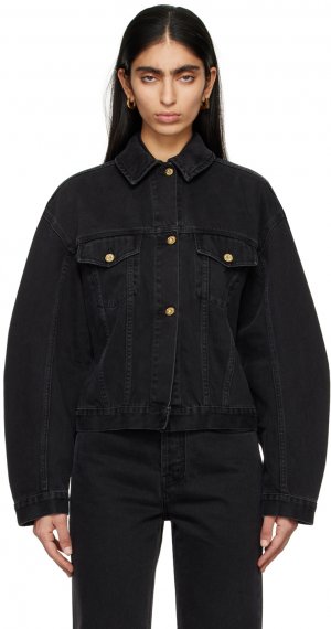 Черная джинсовая куртка Les Classiques 'La Veste de-Nîmes' , цвет 990 Black Jacquemus