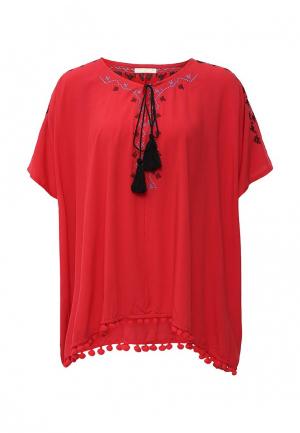 Блуза M&V. Цвет: красный