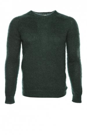 Пуловер вязаный Roberto Collina. Цвет: зеленый
