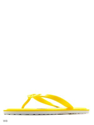 Шлепанцы LAMALIBOO. Цвет: желтый