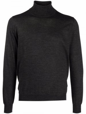 Шерстяной свитер с высоким воротником Tagliatore. Цвет: серый