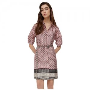 Платье жен., WA2327T5958S9801, цвет: Texasgeomet.border, размер: 42 LIU JO. Цвет: розовый/красный