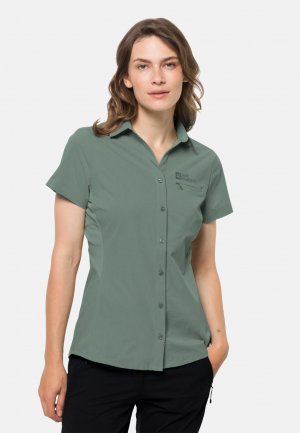 Блузка-рубашка PEAK W , цвет picnic green Jack Wolfskin