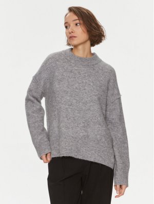 Пуловер свободного кроя , серый Day