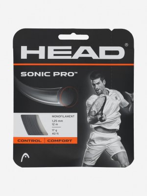 Струна для большого тенниса Sonic Pro, Черный Head. Цвет: черный
