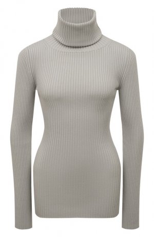 Шерстяной пуловер VETEMENTS. Цвет: серый