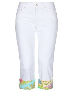 Джинсовые брюки-капри EAN 13. Цвет: белый