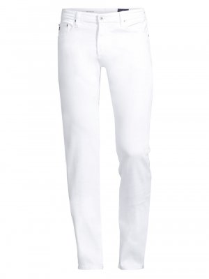Эластичные зауженные джинсы Tellis , белый AG Jeans
