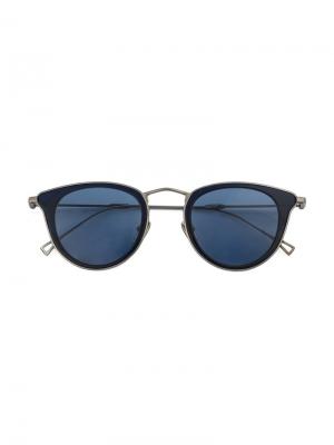 Солнцезащитные очки Boston Issey Miyake. Цвет: синий