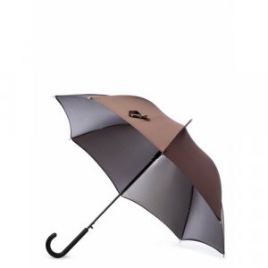 Зонт-трость , серый ELEGANZZA. Цвет: серый/светло-серый