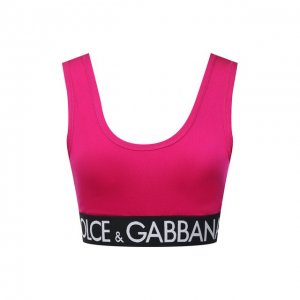 Бра-топ Dolce & Gabbana. Цвет: розовый