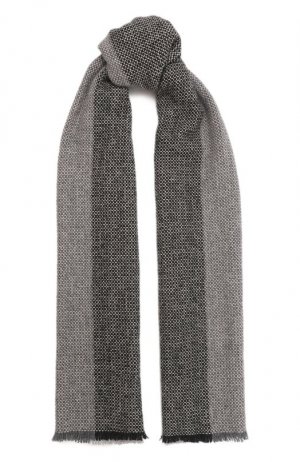Кашемировый шарф Fedeli. Цвет: серый