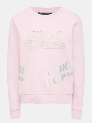 Свитшоты Armani Exchange. Цвет: розовый