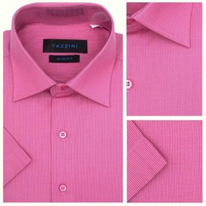 Рубашка , размер S, розовый Fazzini. Цвет: розовый